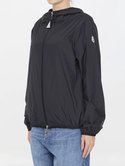 Shop Moncler Fegeo Hooded Jacket In Black