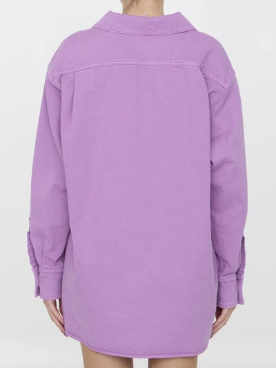 Shop Max Mara Loretta Blouse In Fuchsia