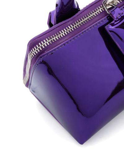 Shop Attico Friday Crossbody Bag In Violet