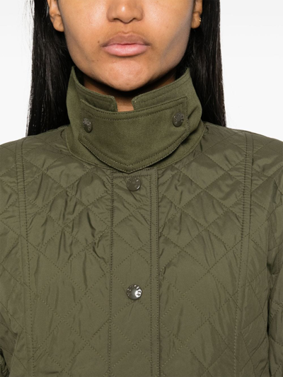 Shop Moncler Galene Nylon Jacket In Green