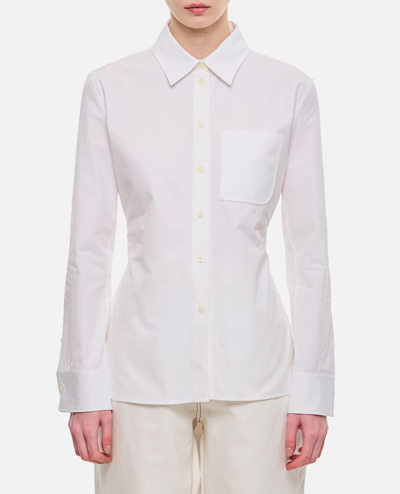 Jacquemus Single Pocket Fitted Shirt In White