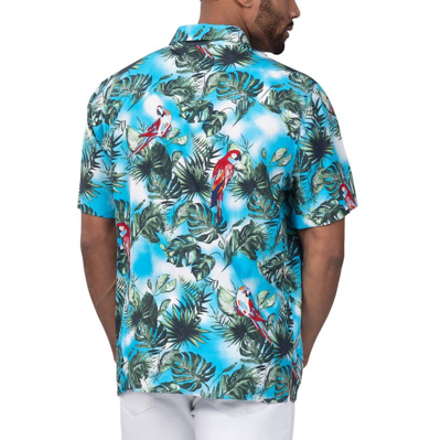 Shop Margaritaville Light Blue Las Vegas Raiders Jungle Parrot Party Button-up Shirt