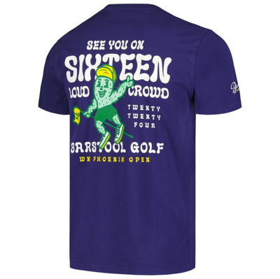 Shop Barstool Golf Navy Wm Phoenix Open See You On Sixteen Cactus T-shirt