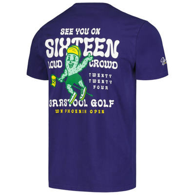 Barstool Golf Navy Wm Phoenix Open See You On Sixteen Cactus T-shirt In Navy