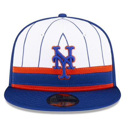 Shop New Era Youth   White New York Mets 2024 Batting Practice 59fifty Fitted Hat