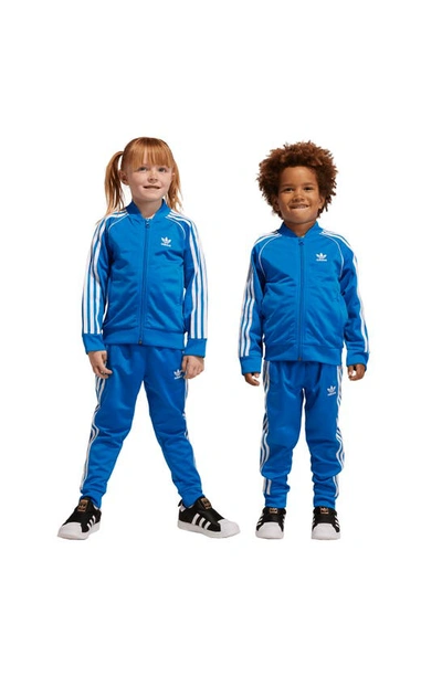 Shop Adidas Originals Kids' Adicolor Track Suit In Bluebird