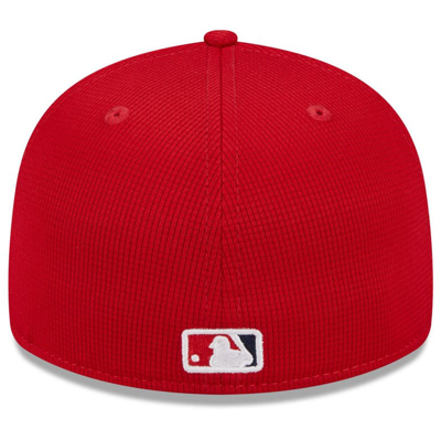 Shop New Era Red Los Angeles Angels 2024 Spring Training Low Profile 59fifty Fitted Hat