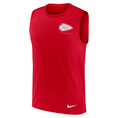 Shop Nike Red Kansas City Chiefs Muscle Tank Top