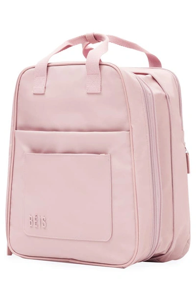 Shop Beis The 21-inch Front Pocket Carry-on Roller In Atlas Pink