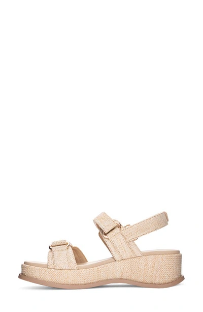 Shop Chinese Laundry Cyra Raffia Platform Sandal In Cream