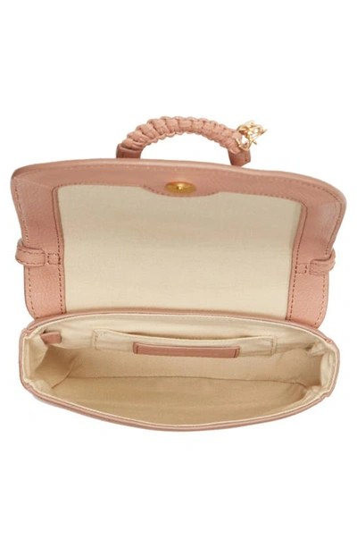 Shop See By Chloé Mini Hana Leather Bag In Nougat
