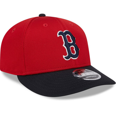 Shop New Era Red Boston Red Sox 2024 Batting Practice Low Profile 9fifty Snapback Hat