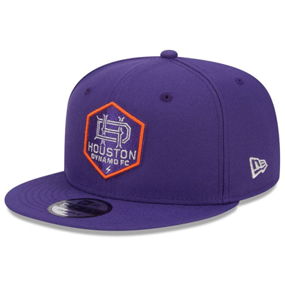 Shop New Era Purple Houston Dynamo Fc Jersey Hook 9fifty Snapback Hat