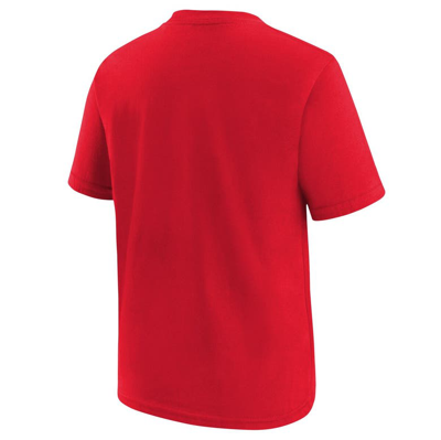 Shop Nike Youth   Red Kansas City Chiefs Super Bowl Lviii Champions Local Fashion T-shirt
