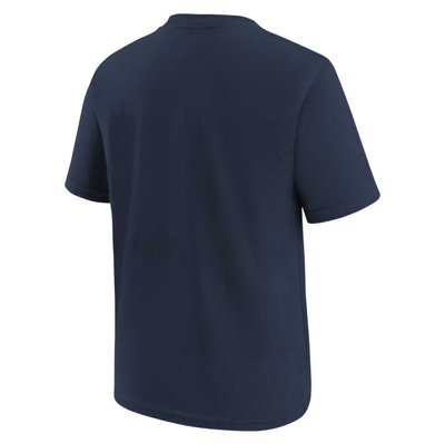 Shop Nike Youth  Navy Oklahoma City Thunder Swoosh T-shirt