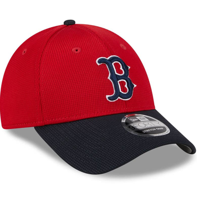 Shop New Era Red Boston Red Sox 2024 Batting Practice 9forty Adjustable Hat