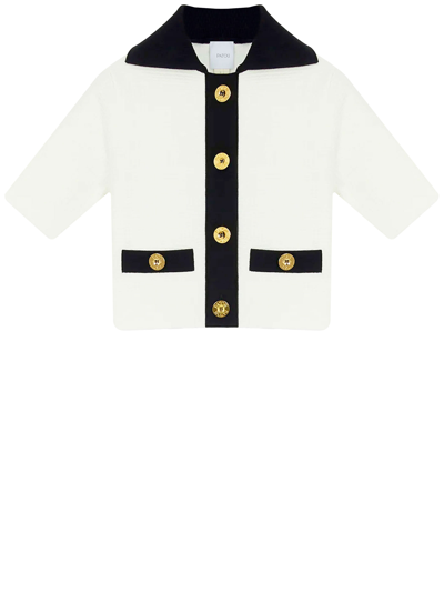 Shop Patou 3d Knit Jacket In White