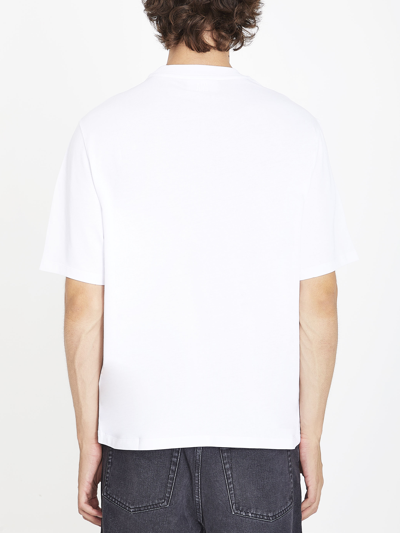 Shop Ami Alexandre Mattiussi Ami De Coeur Tshirt In White