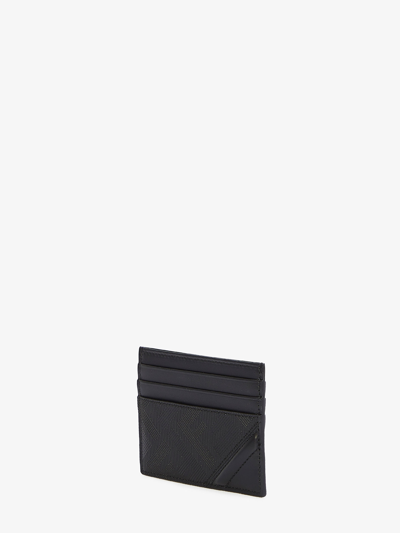 Shop Fendi Shadow Diagonal Cardholder In Black