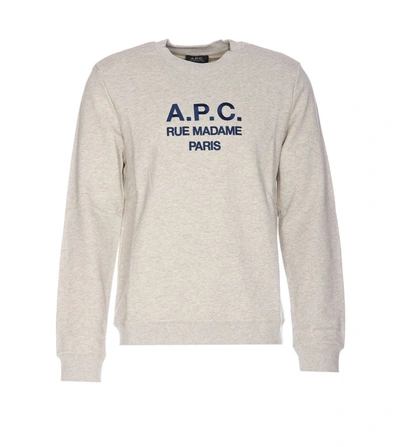 Shop Apc A.p.c. Sweatshirts In Neutrals