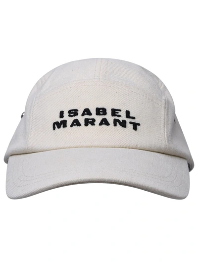 Shop Isabel Marant Tedji' Cru Cotton Hat In Beige