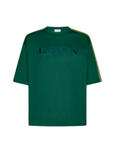 Shop Lanvin T-shirts In Green