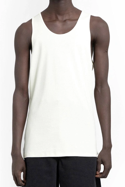 Shop Lemaire Tank Tops In Yellow