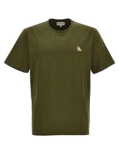 Shop Maison Kitsuné 'chillax Fox' T-shirt In Green