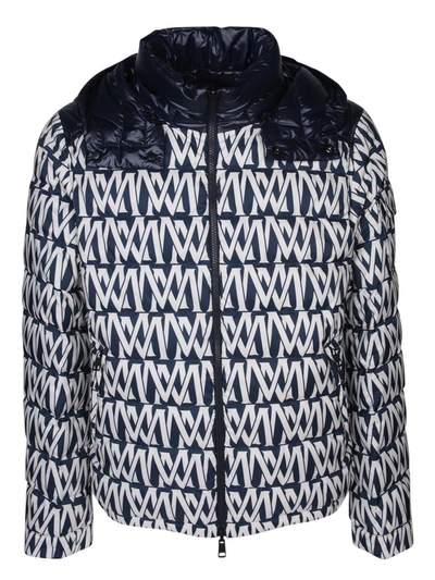 Shop Moncler Down Jackets In Blue