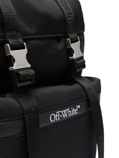 Shop Off-white Black Fabric Backpack