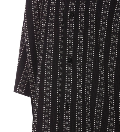 Off-white Bowling Shirt With Embroidered Arrow In Black