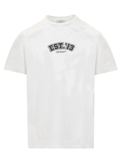 Shop Off-white T-shirts In White/black