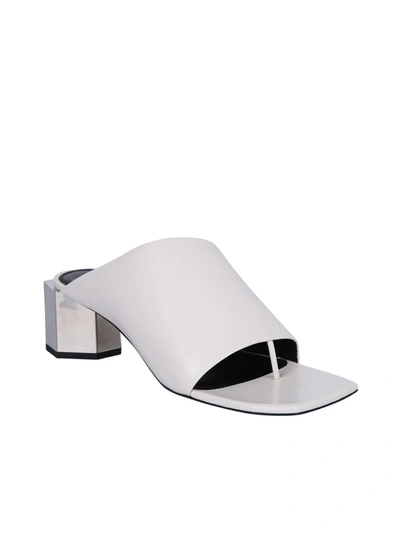 Off-white 55mm Square-toe Sandals In White