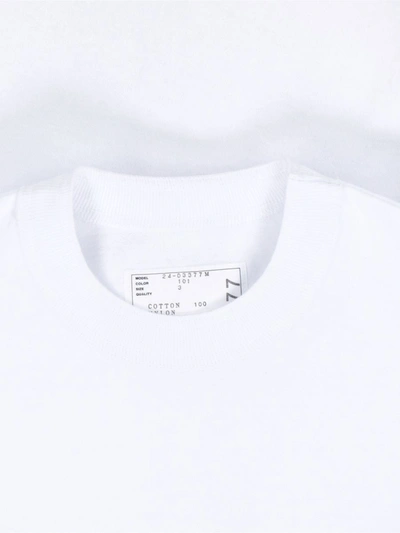 Shop Sacai T-shirts And Polos In White