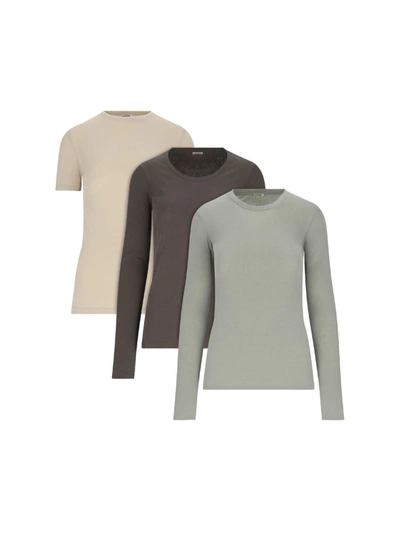 Shop Jil Sander T-shirts And Polos In Brown