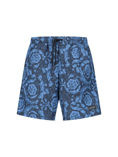 Shop Versace Sea Clothing In Blue