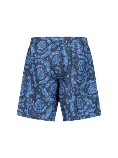 Shop Versace Sea Clothing In Blue