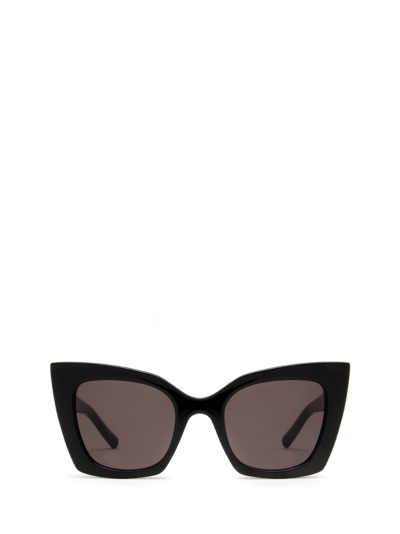 Shop Saint Laurent Sl 552 Black Sunglasses