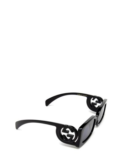 Shop Gucci Gg1325s Black Sunglasses