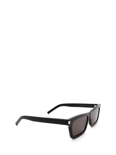Shop Saint Laurent Sl 461 Black Sunglasses