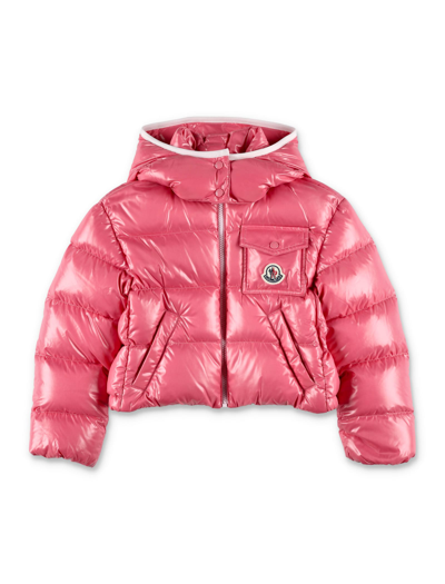 Shop Moncler Andro Down Jacket In Pesca