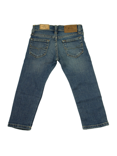 Shop Polo Ralph Lauren Five-pocket Slim Jeans In Blue