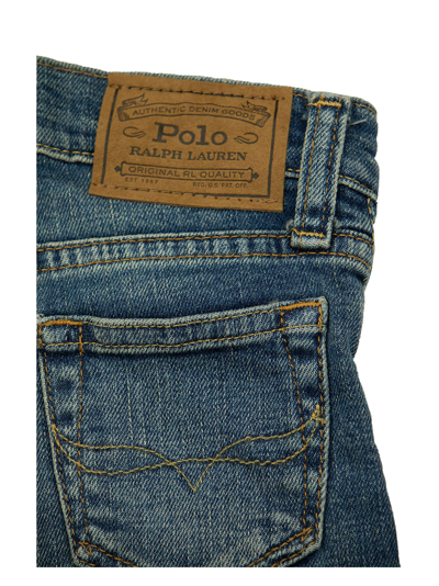 Shop Polo Ralph Lauren Five-pocket Slim Jeans In Blue