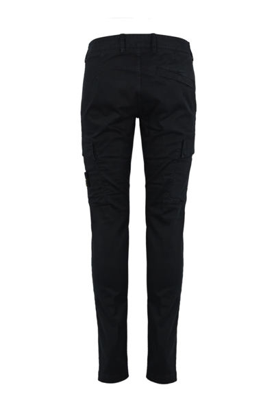 Shop Stone Island Cargo Trousers 30604 Old Treatment In Navy Blue