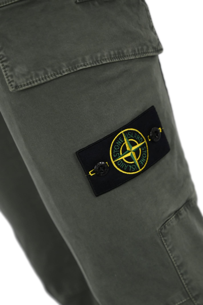 Shop Stone Island Cargo Trousers 30604 Old Treatment In Musk