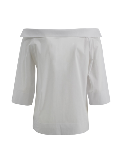 Shop D-exterior Cotton Shirt In White