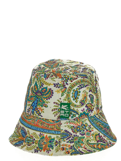 Shop Etro Cotton Hat In Multi