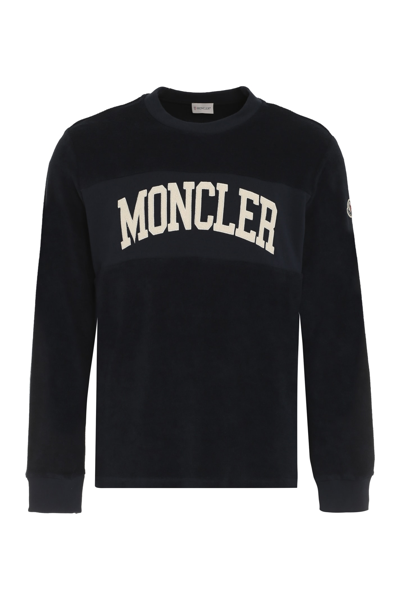 MONCLER COTTON CREW-NECK SWEATSHIRT 