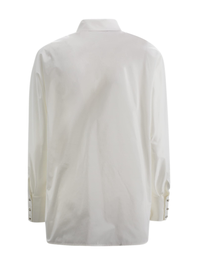 Shop Max Mara Cotton Shirt In White