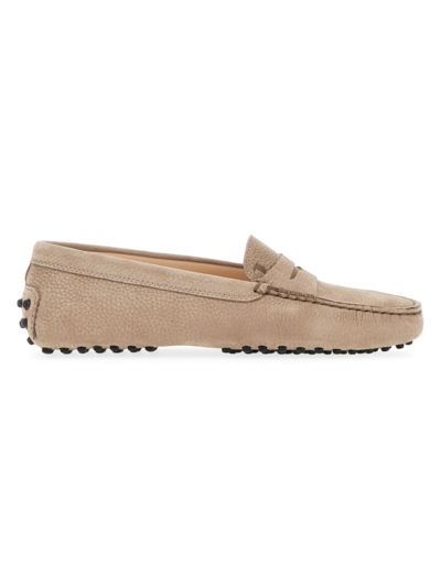 Shop Tod's Women's Gommini Mocassino Leather Penny Loafers In Light Ginger